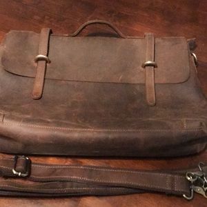 🛍🎀SALE!!! All must go!🎀 Brown leather briefcase